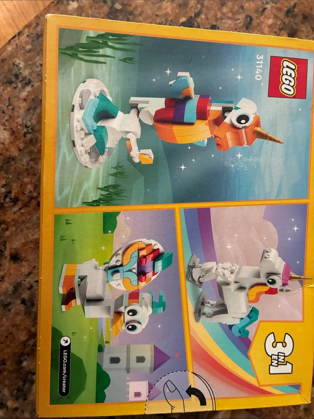 Lego creator unicorn